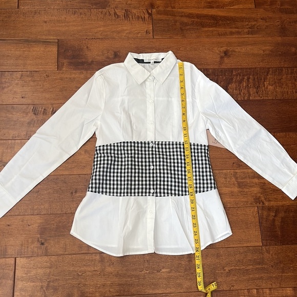 Eden & Olivia Womens Small Long Sleeve Button Down Shirt - Picture 3 of 8